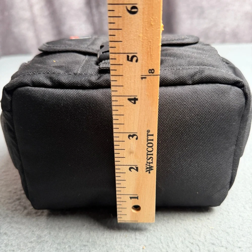 Lowepro Black Camera Bag Padded Orange Interior Shoulder Case with SD Slot